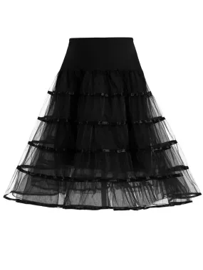 1950s Ruffled Petticoat Underskirt