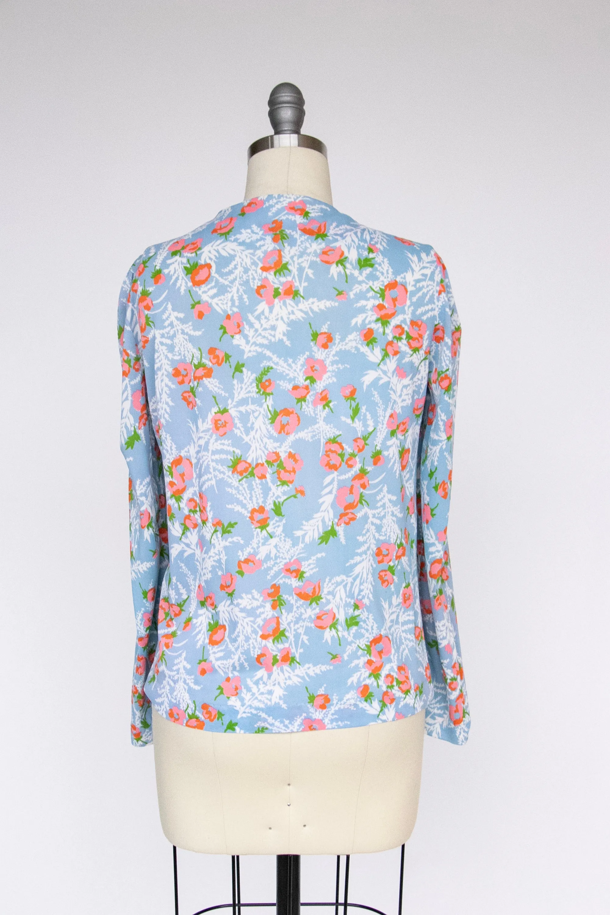 1970s Young Innocent Edwardian Top Shirt S