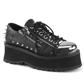 2 Inch Platform GRAVEDIGGER-04 Black