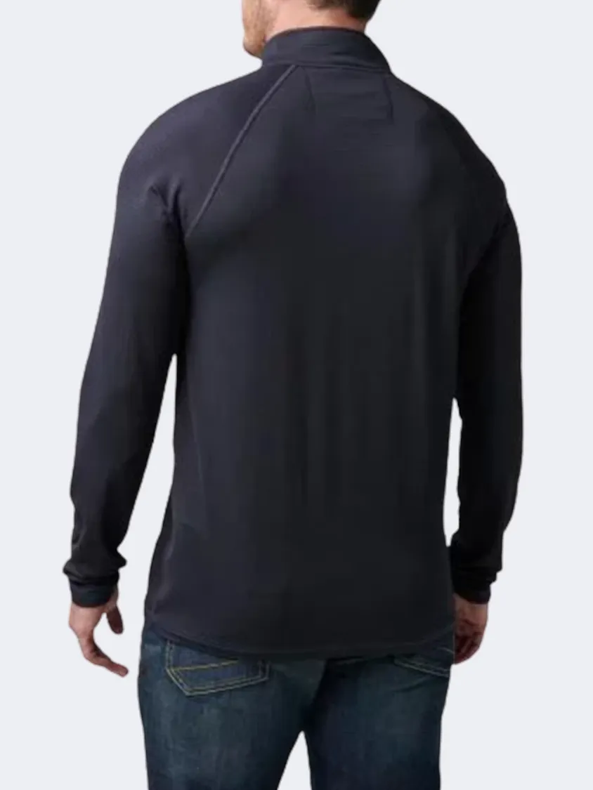 5-11 Brand Stratos Men Tactical Long Sleeve Dark Navy