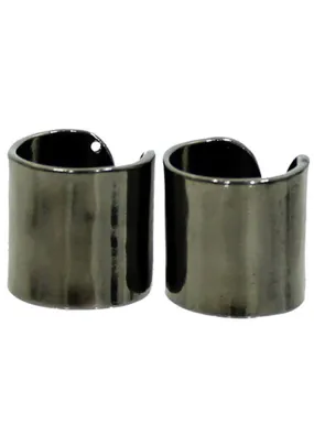 8 Other Reasons Undefeated Rings in Gunmetal (Sets of 2)