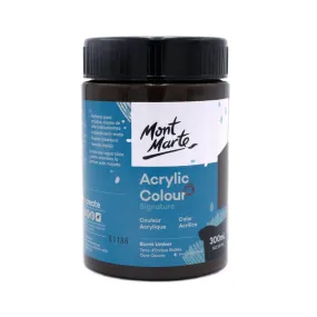 Acrylic Colour Paint Signature 300ml (10.1 US fl.oz) - Burnt Umber