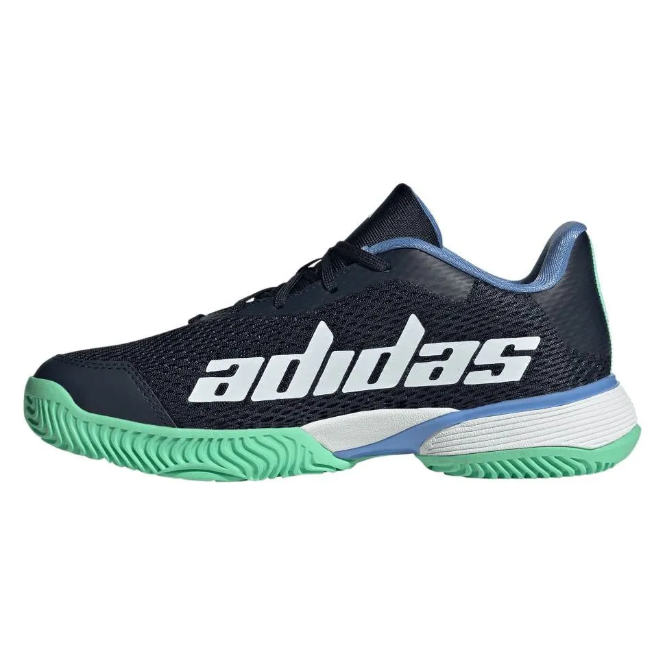 adidas Barricade Junior Tennis Shoe (Navy)