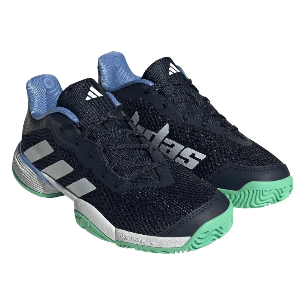 adidas Barricade Junior Tennis Shoe (Navy)