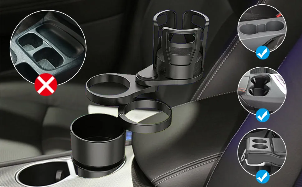 Adjustable Car Cup Holder™ | Creëer de ruimte in je auto die je altijd al hebt gemist