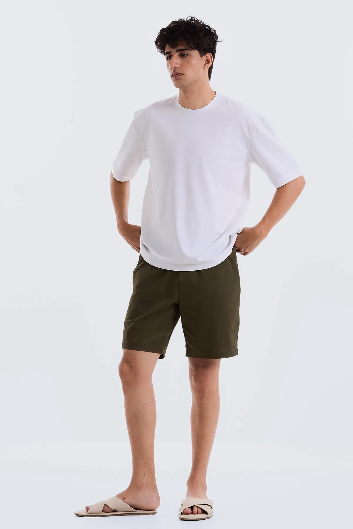 Air Pale Olive Shorts