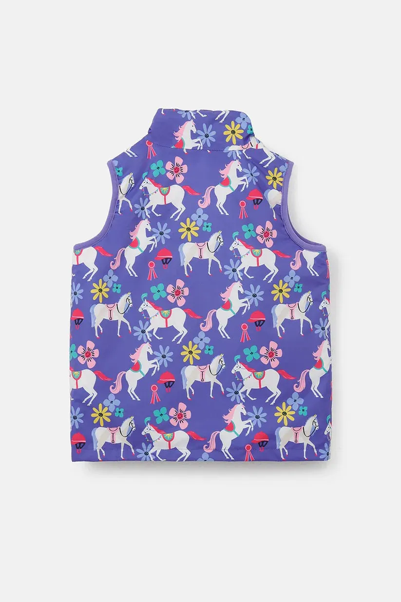 ALEX GILET- HORSE PRINT