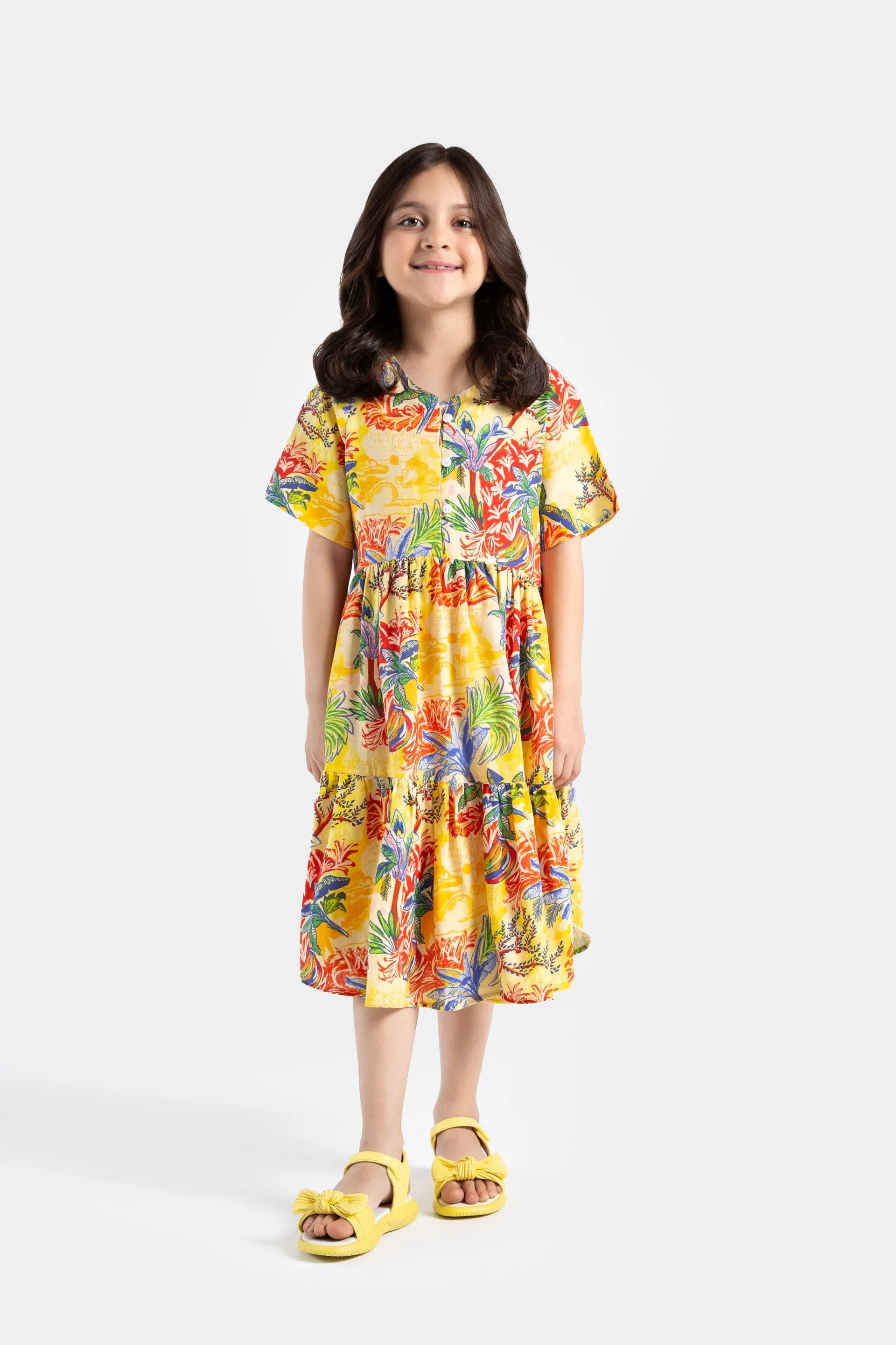 All-Over Floral Dress