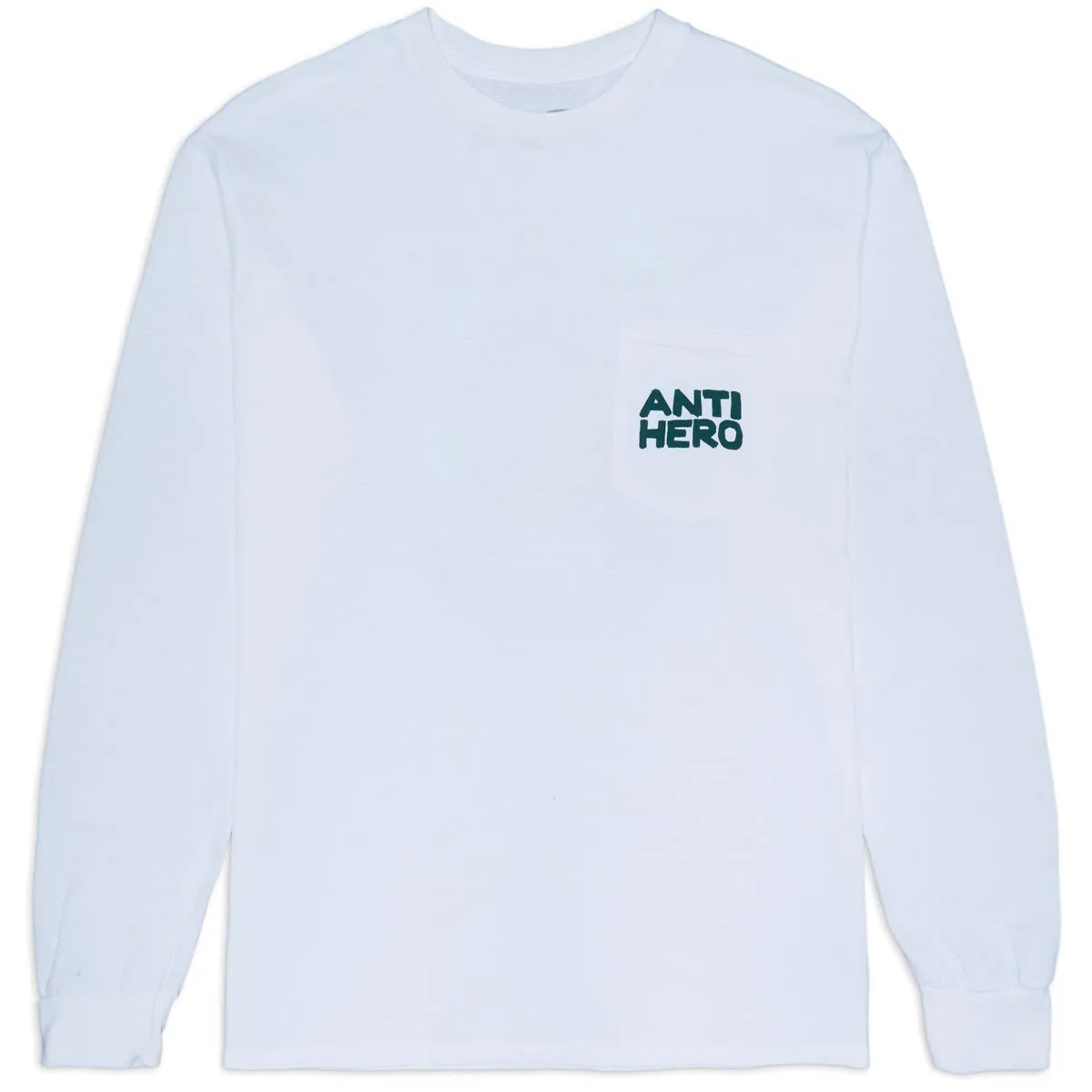 Anti-Hero Fish Bowl Long Sleeve Pocket T-Shirt - White