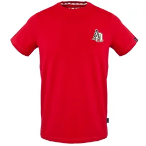 Aquascutum 1851 Aq Logo Red T Shirt