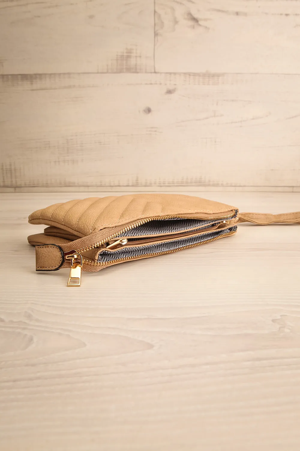 Aspen Khaki | Crossbody Clutch Bag