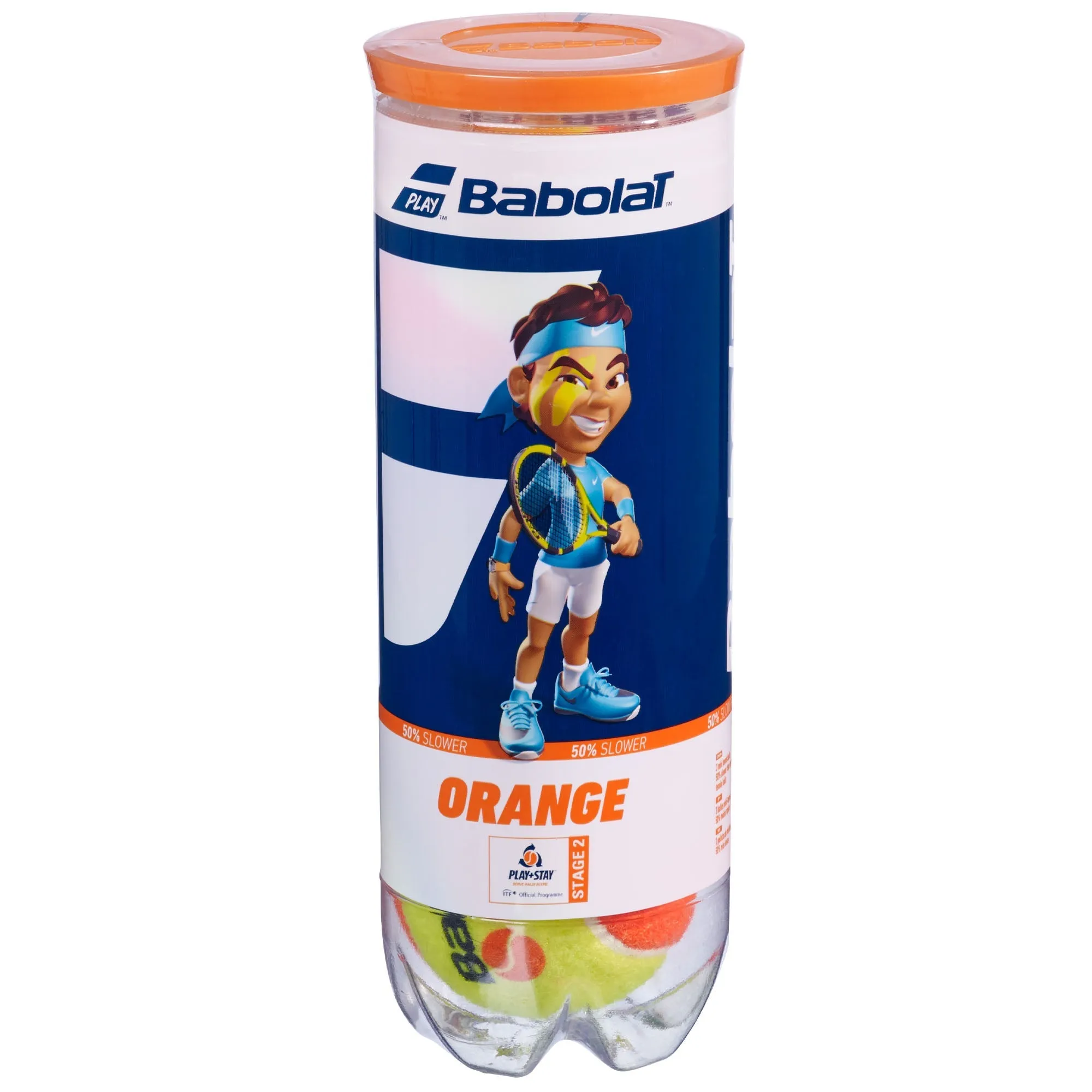 Babolat Initiation Orange Mini Tennis Balls - Tube of 3