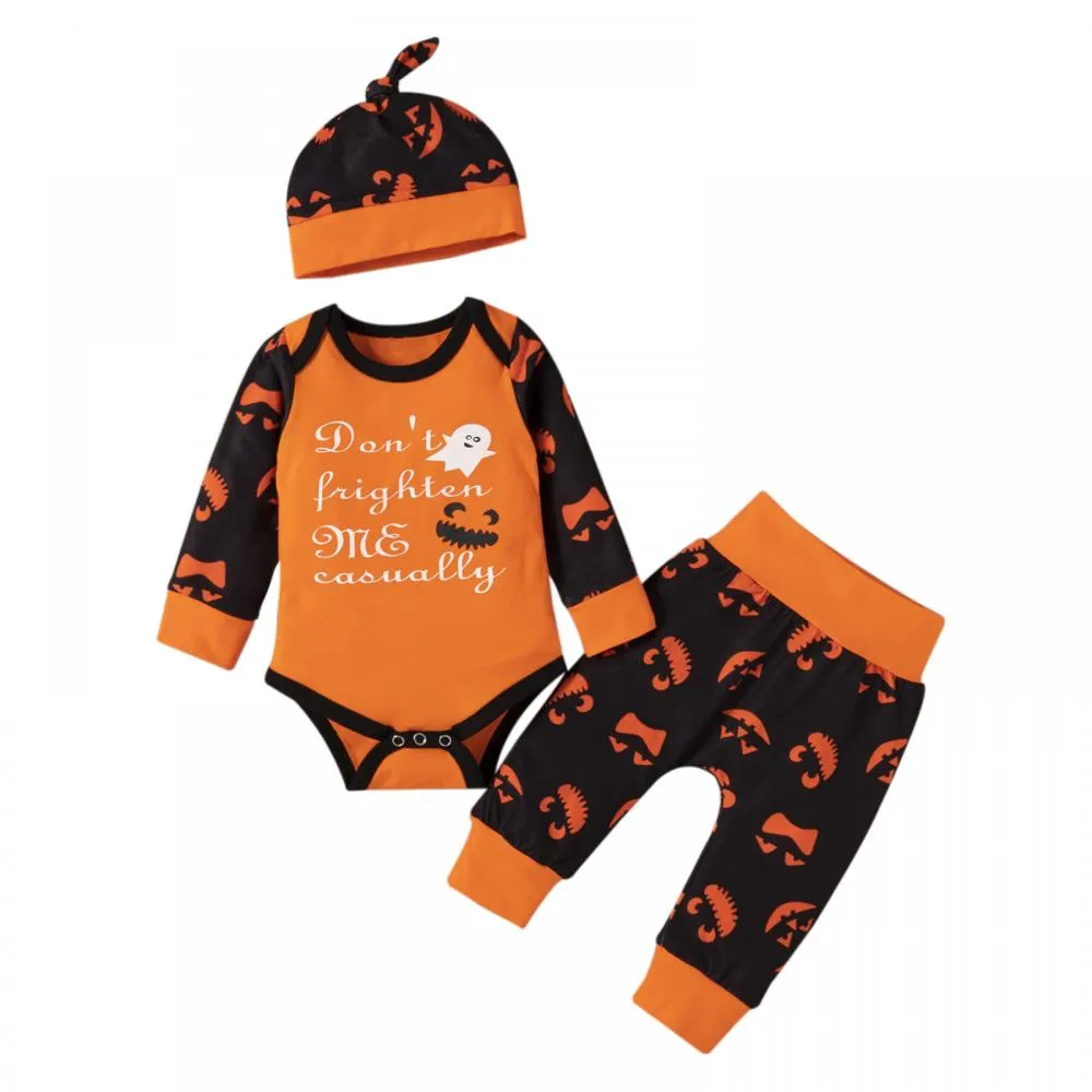 Baby Clothes Halloween Romper Newborn Three-piece Set Wholesale