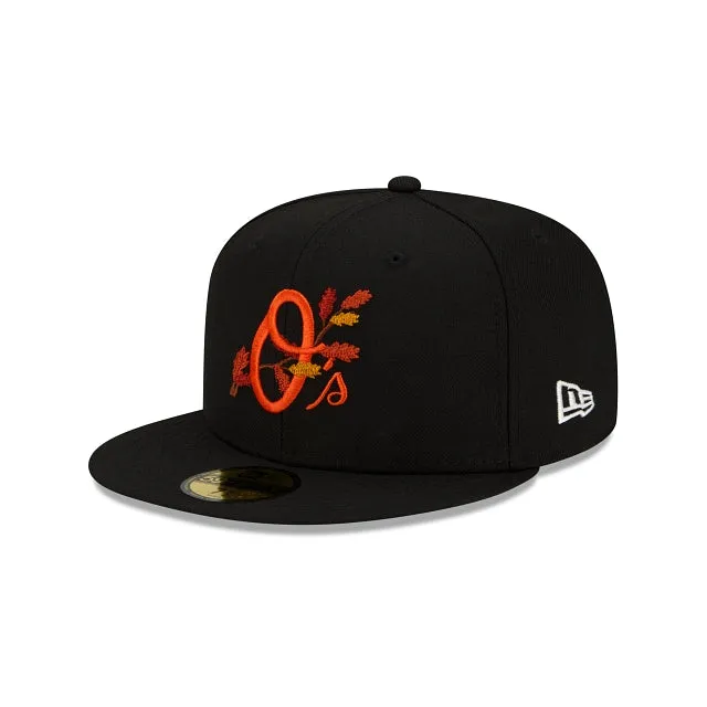 Baltimore Orioles MLB Leafy Front 59FIFTY  Cerrada