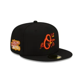 Baltimore Orioles MLB Leafy Front 59FIFTY  Cerrada