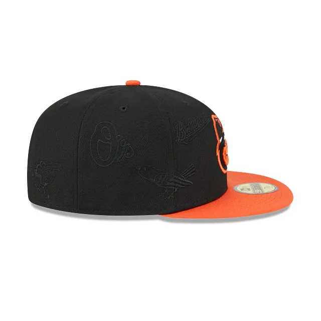 Baltimore Orioles MLB Multi Logo 59FIFTY Cerrada