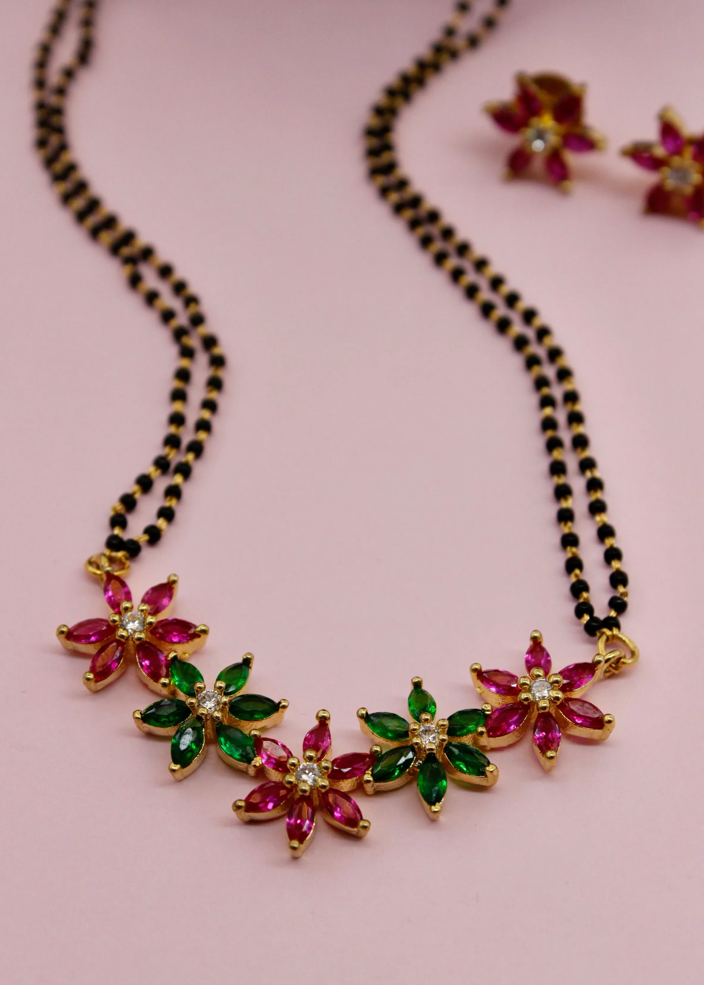 BEAUTIFUL FLORAL STYLE  MANGALSUTRA