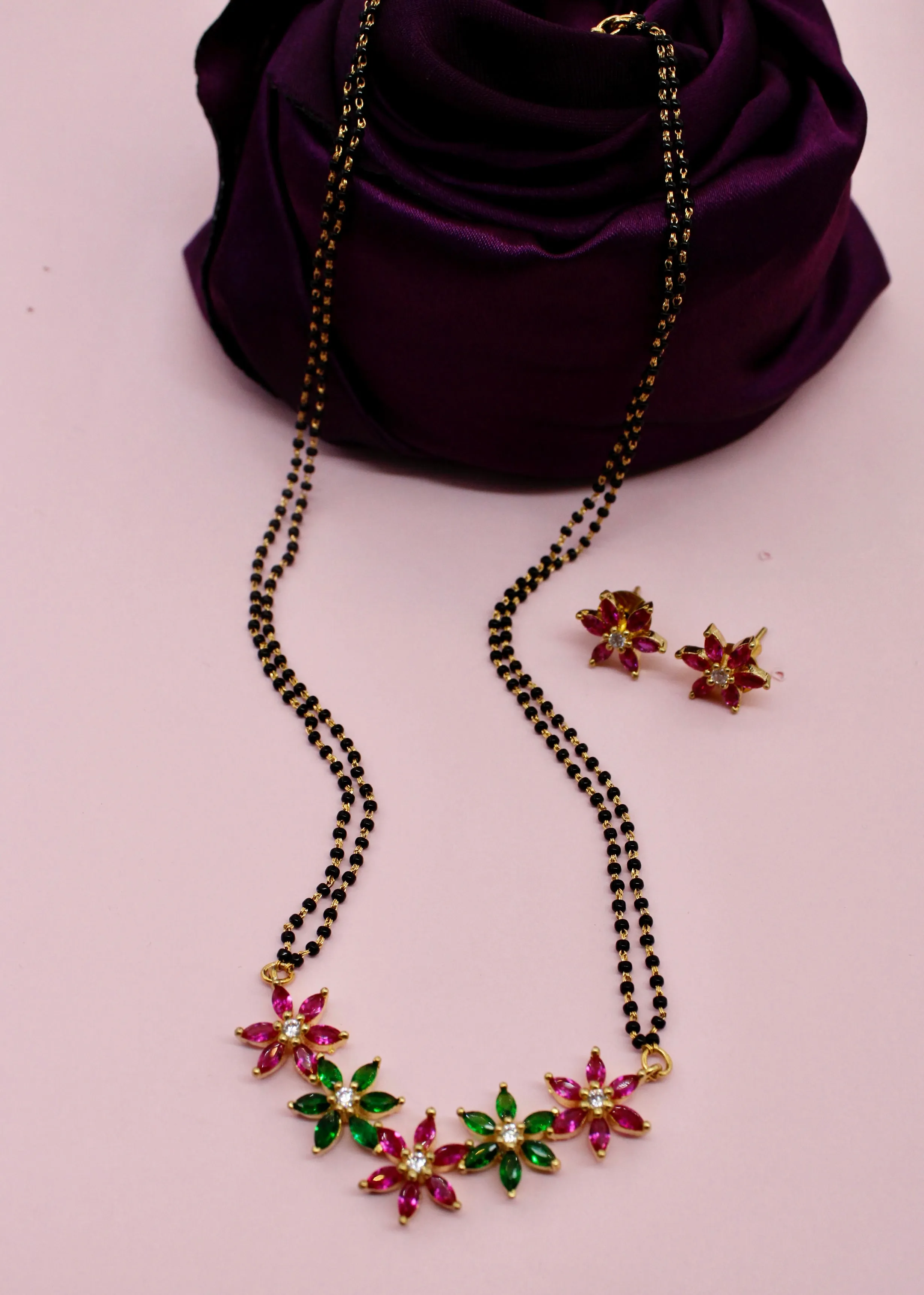 BEAUTIFUL FLORAL STYLE  MANGALSUTRA