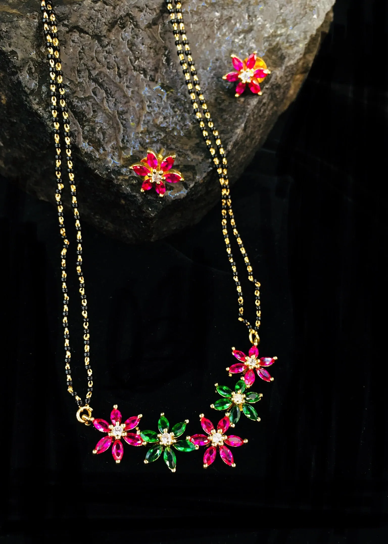 BEAUTIFUL FLORAL STYLE  MANGALSUTRA