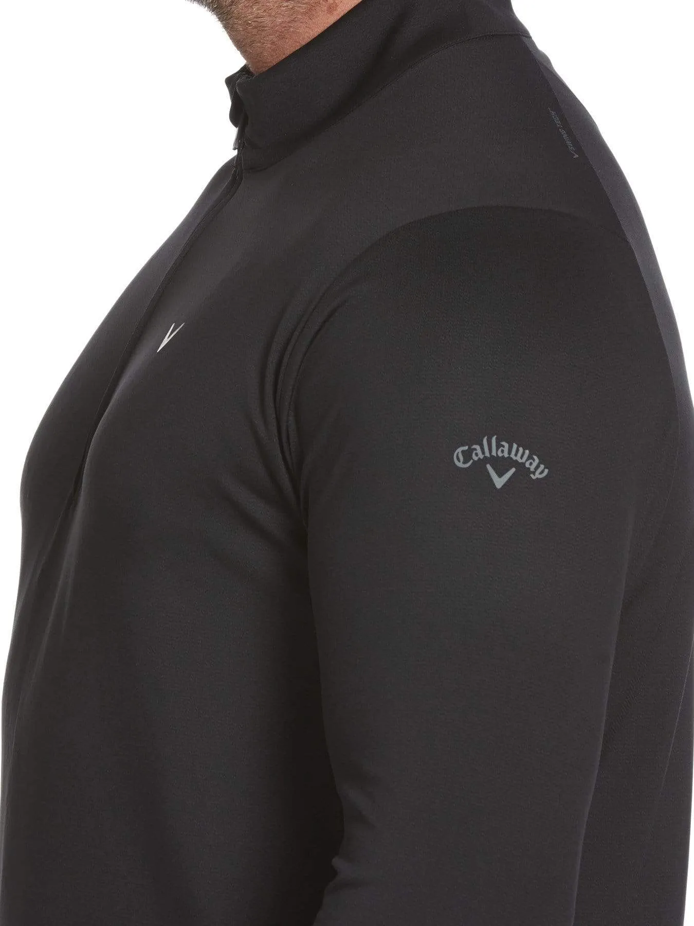 Big & Tall Sun Protection 1/4 Zip Pullover