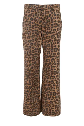 Black Colour - Bcabbie Box Stretch Pant - Leopard