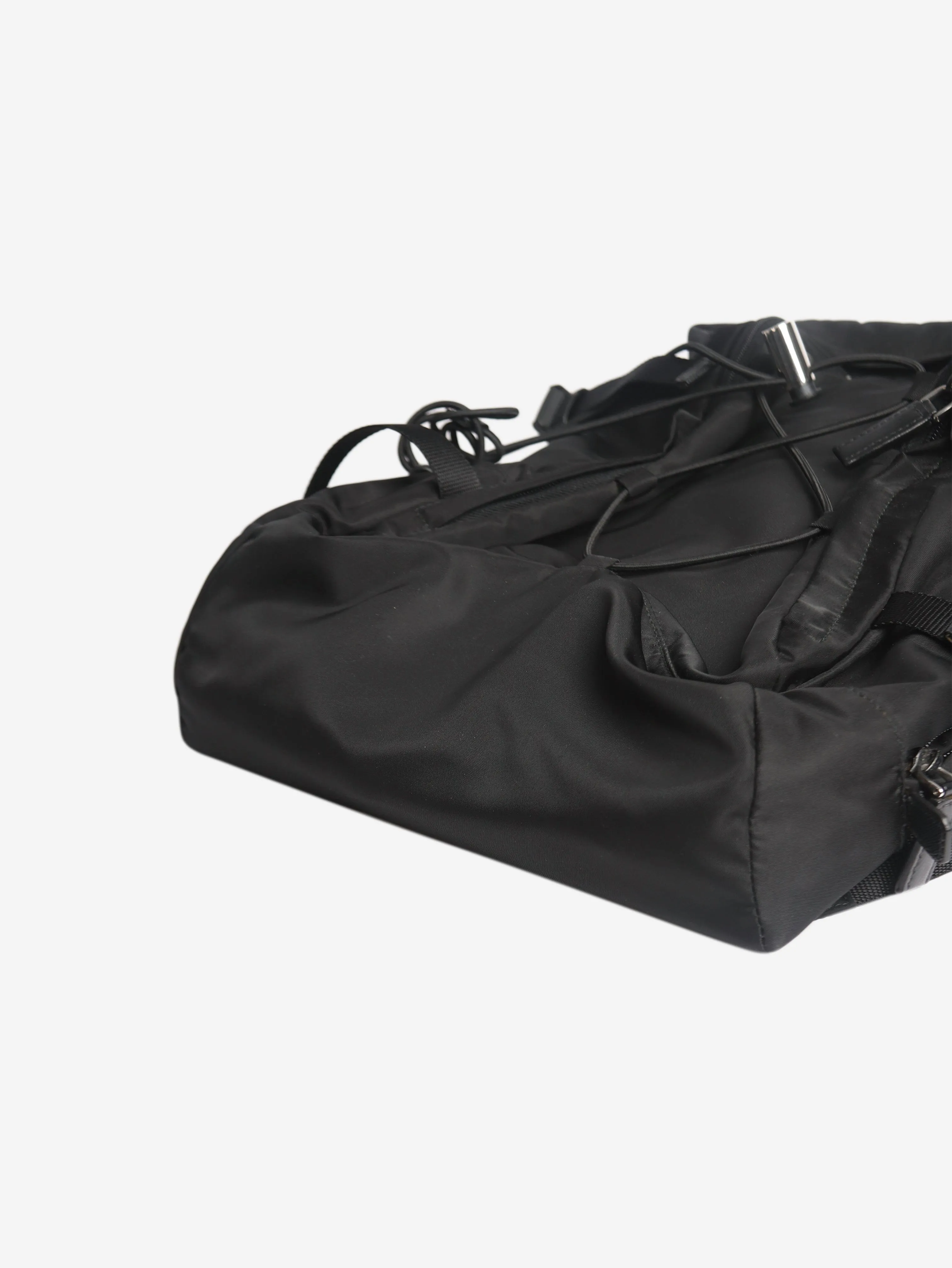 Black Tessuto Nylon backpack