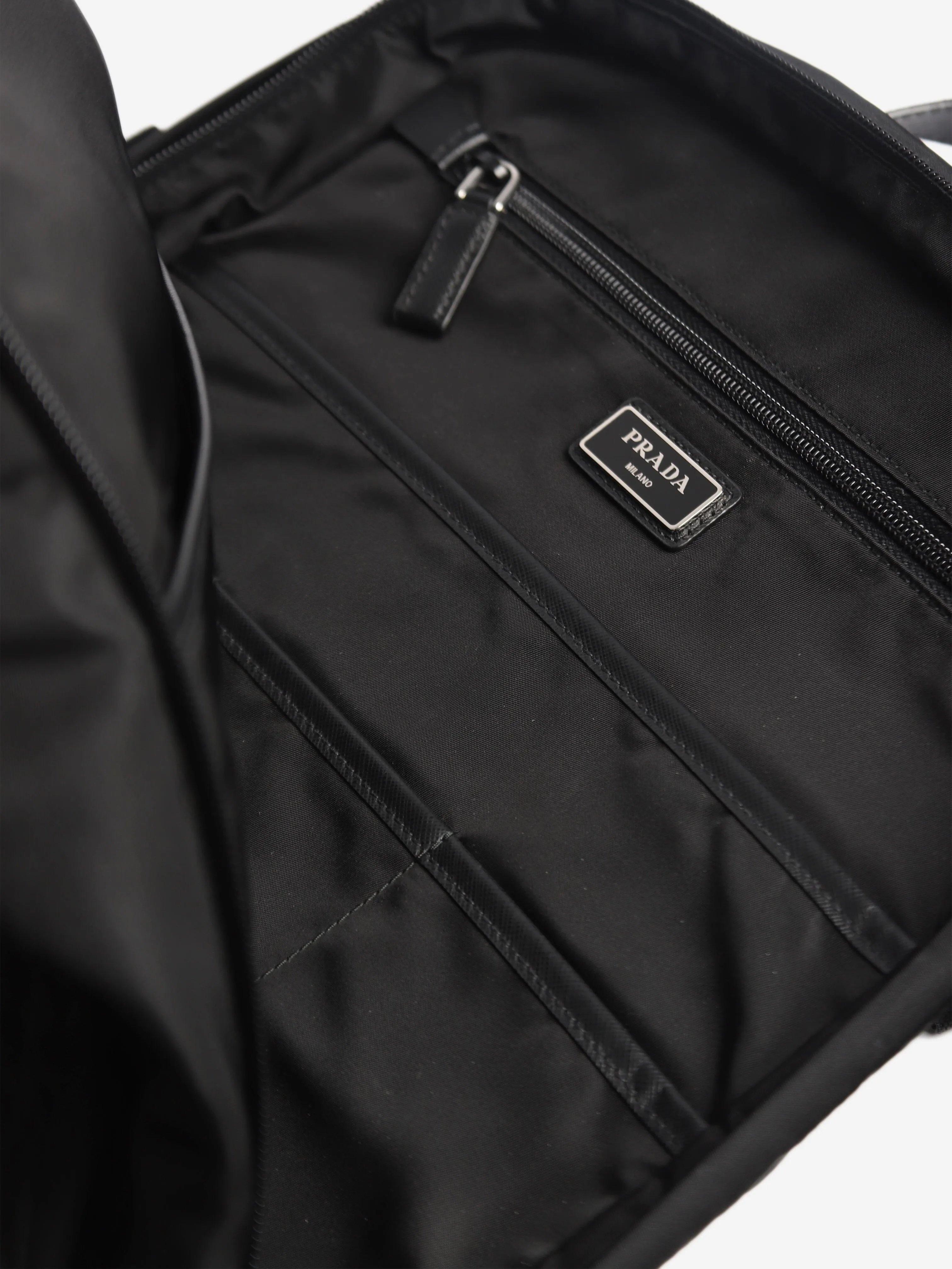 Black Tessuto Nylon backpack