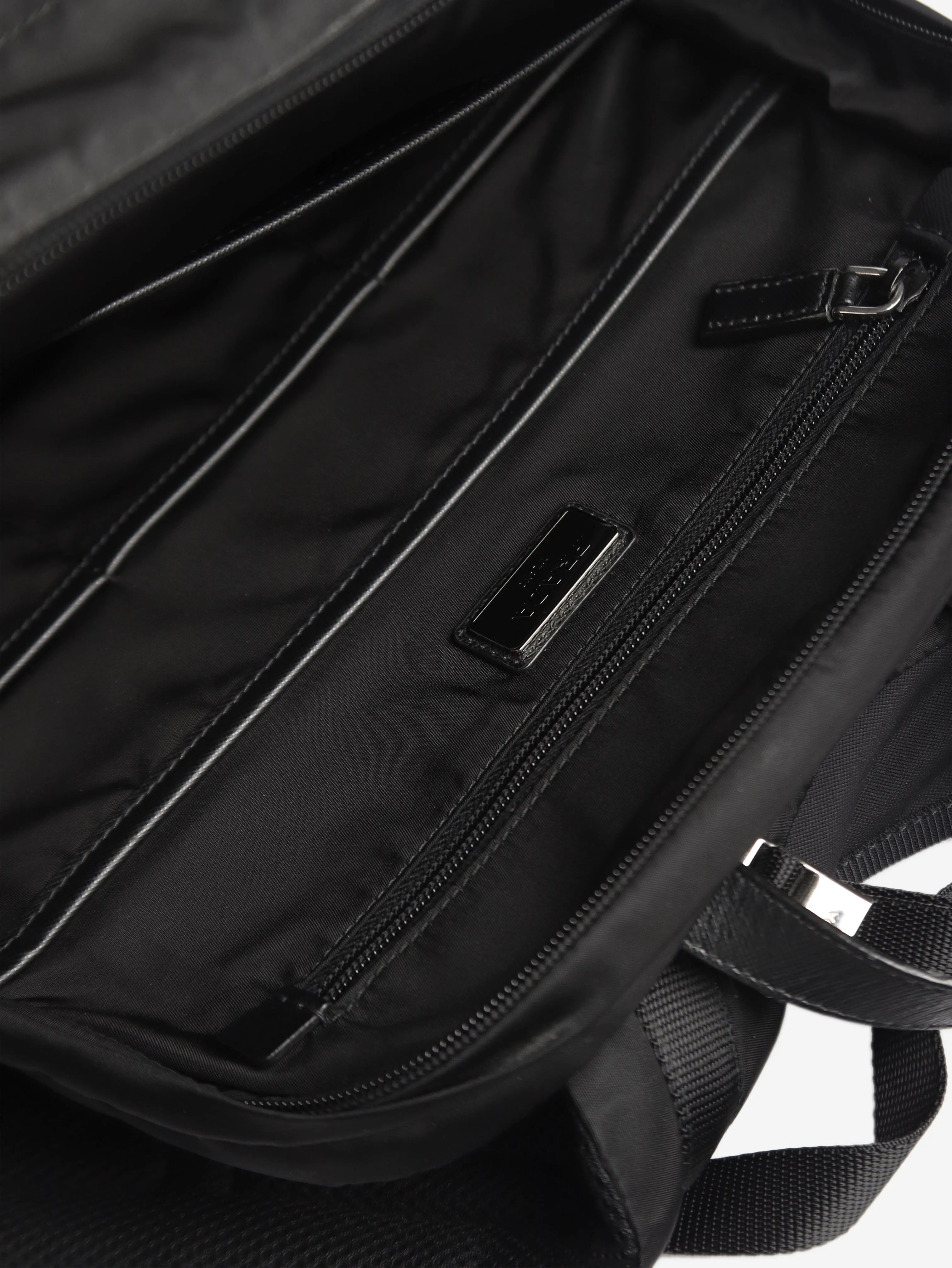 Black Tessuto Nylon backpack