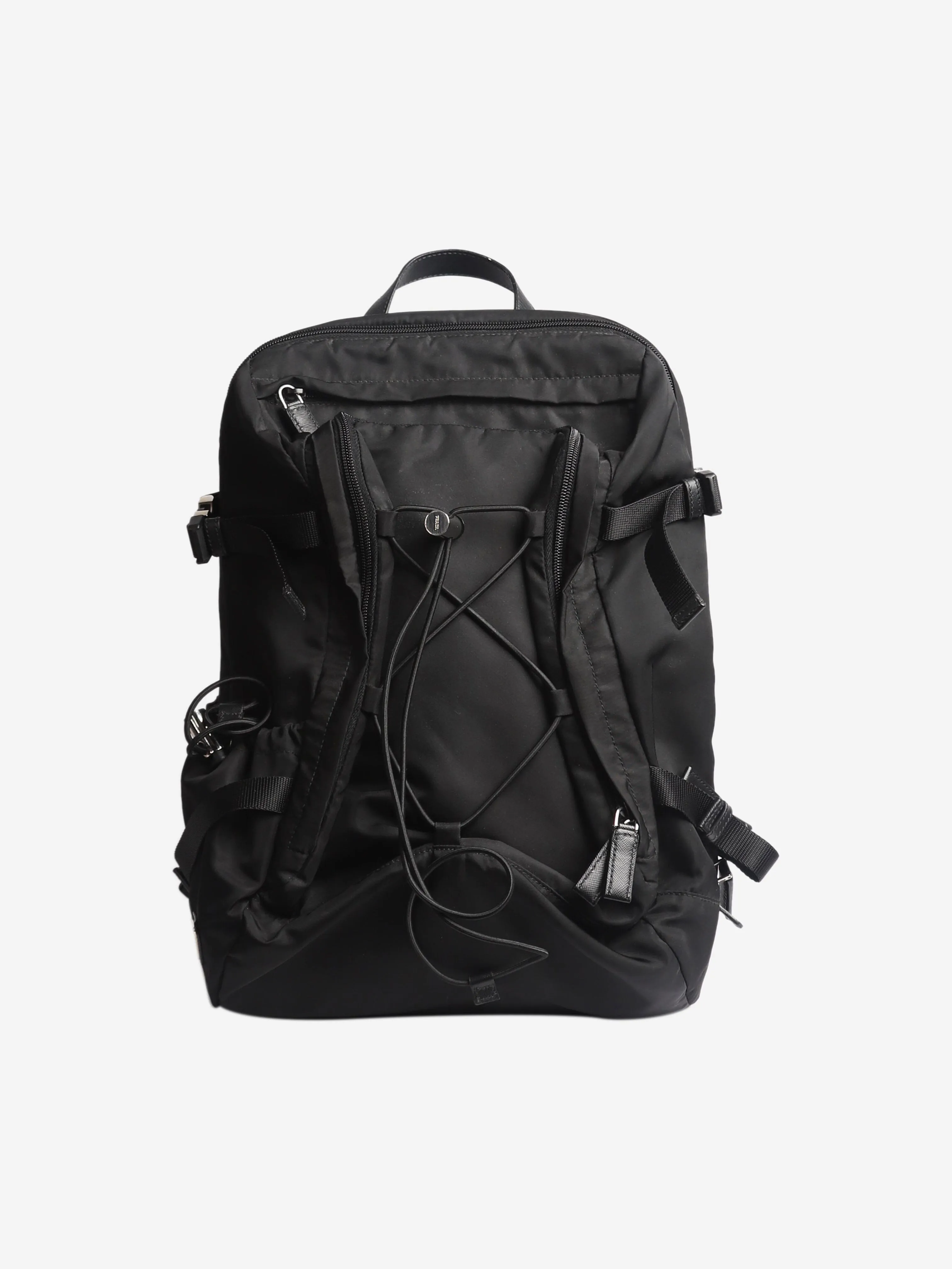 Black Tessuto Nylon backpack