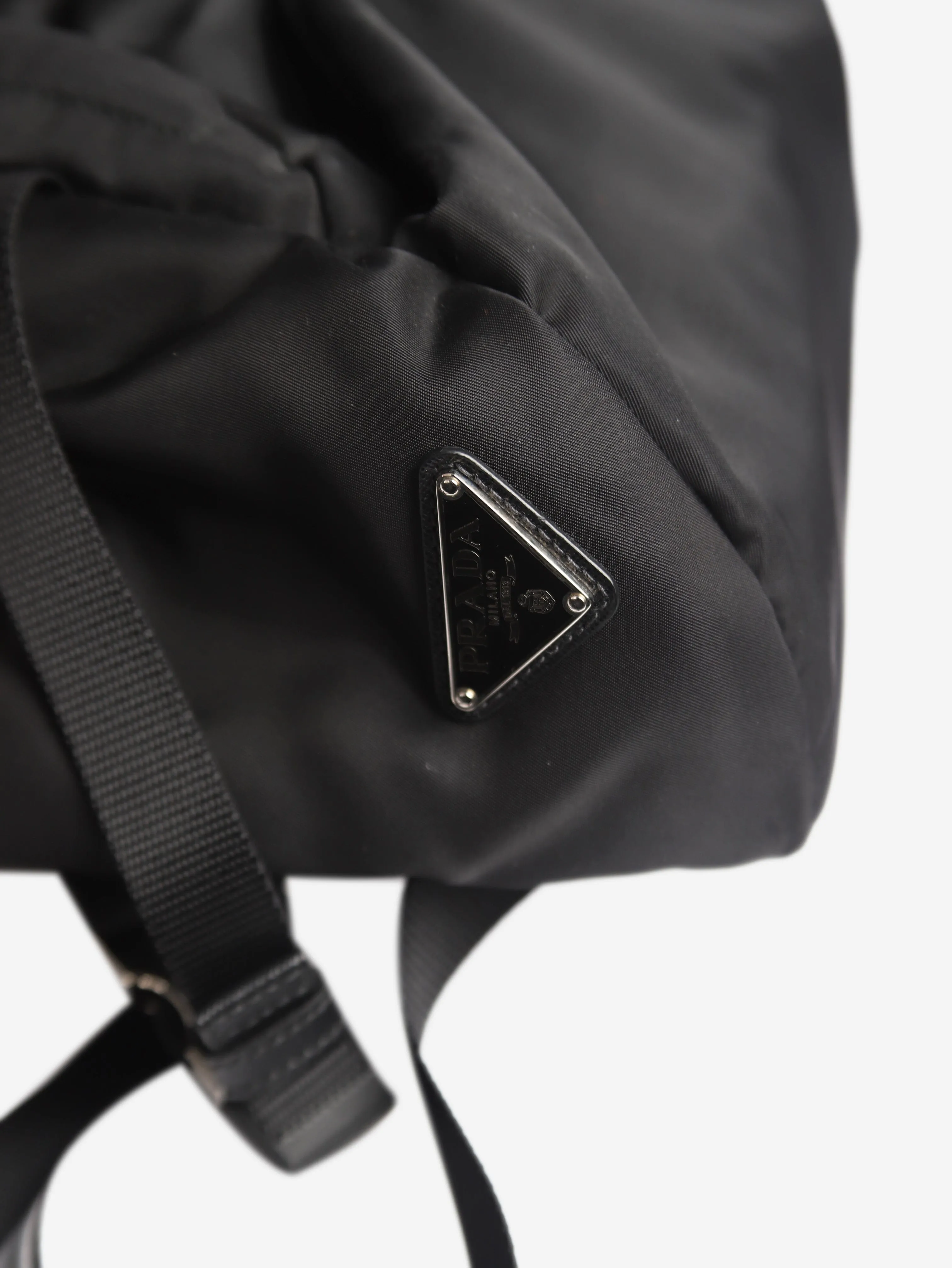 Black Tessuto Nylon backpack