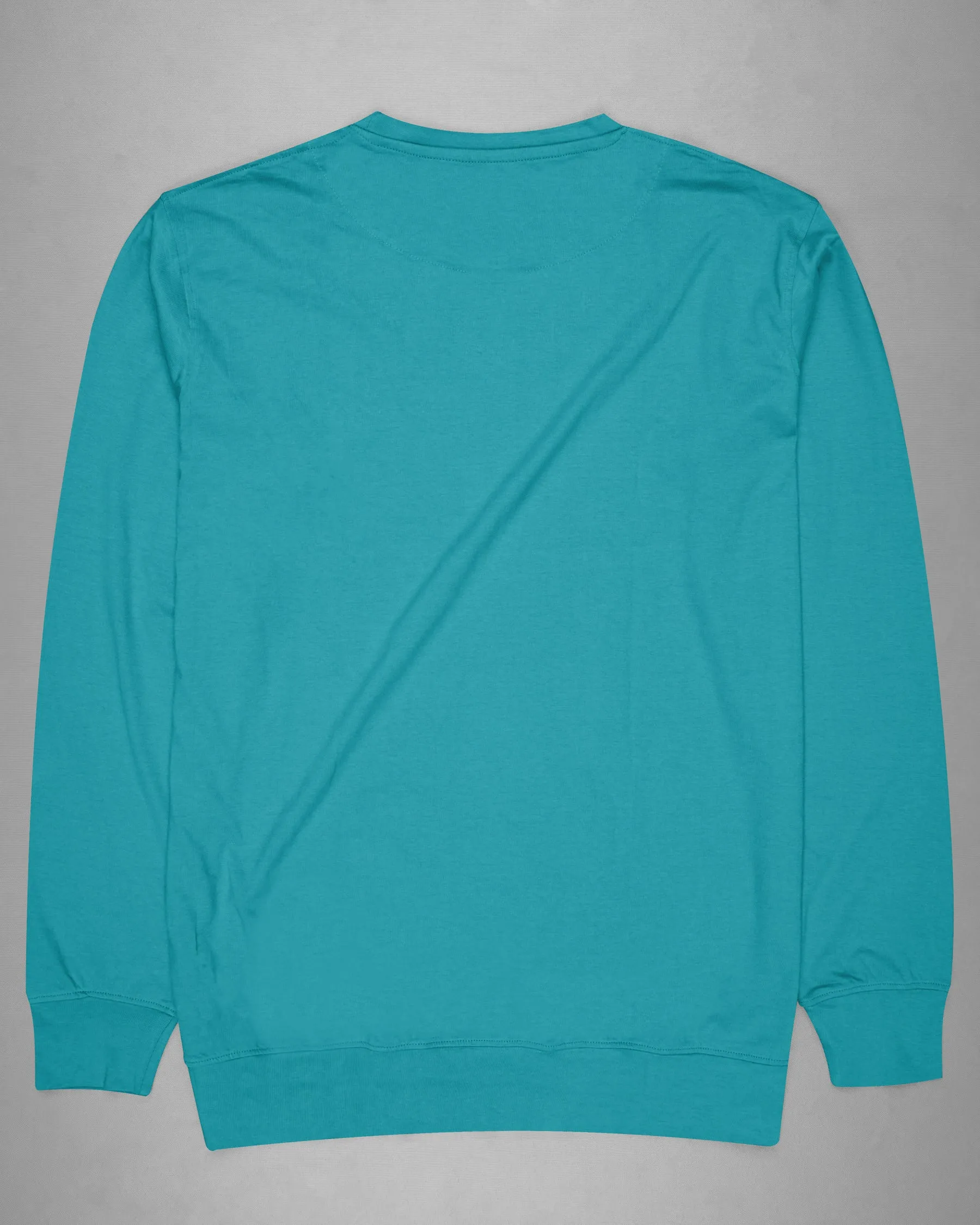 Blue Chill Full Sleeve Premium Cotton Jersey Sweatshirt