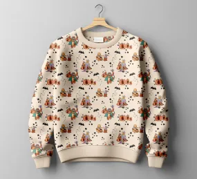 Boo Bash Pooh Boo - Kids Crew Neck Sweatshirt