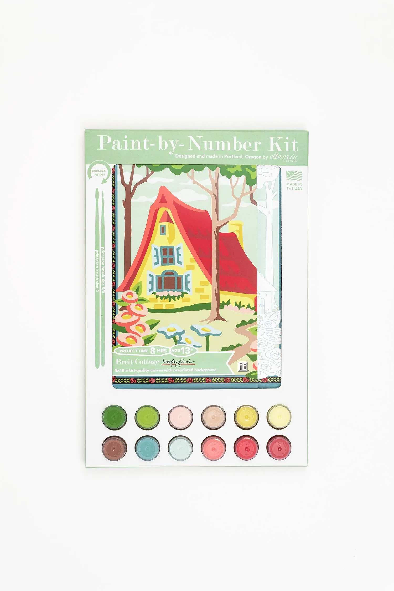 Breit Cottage Mary Engelbreit Paint-by-Number Kit