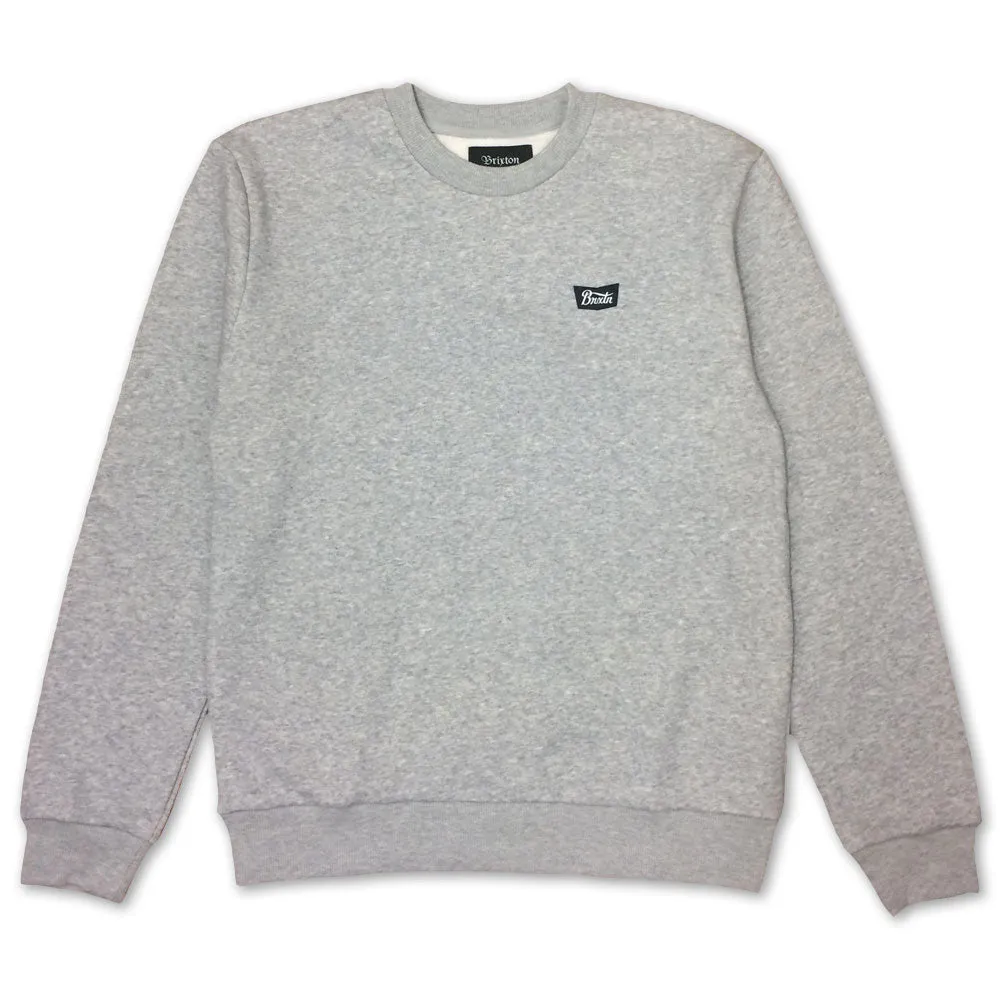 Brixton Stith Sweatshirt Heather Grey