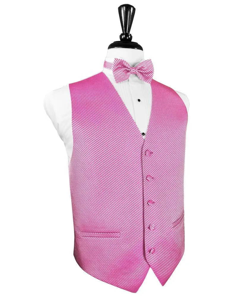 Bubblegum Venetian Tuxedo Vest