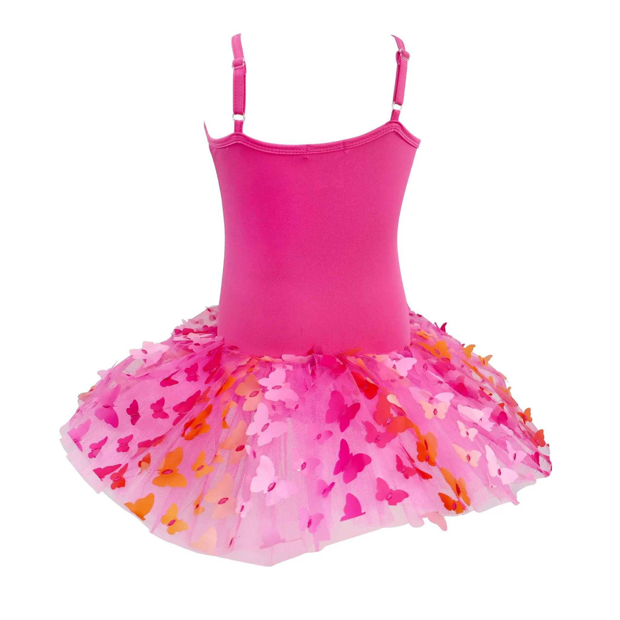 Butterfly Hot Pink & Gold Multi-layered Tutu