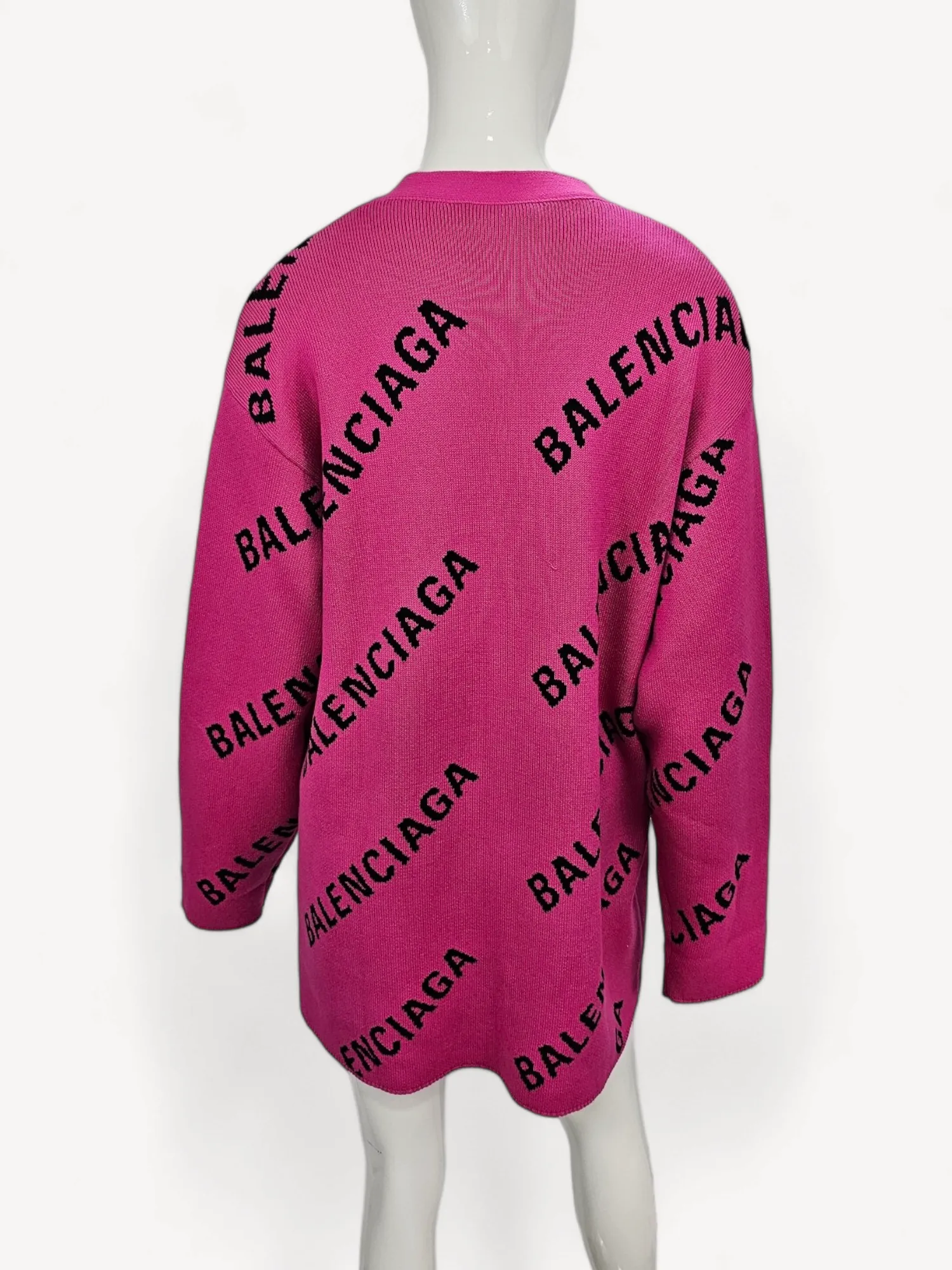 Cardigan Balenciaga Pink Tricot