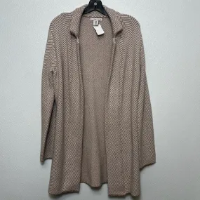 Cardigan By Clothes Mentor In Tan, Size: M