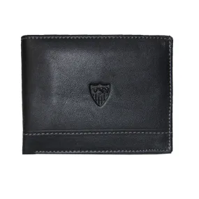 Cartera americana piel negra