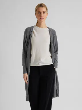 Cashmere cardigan "Linnea" - Dark grey