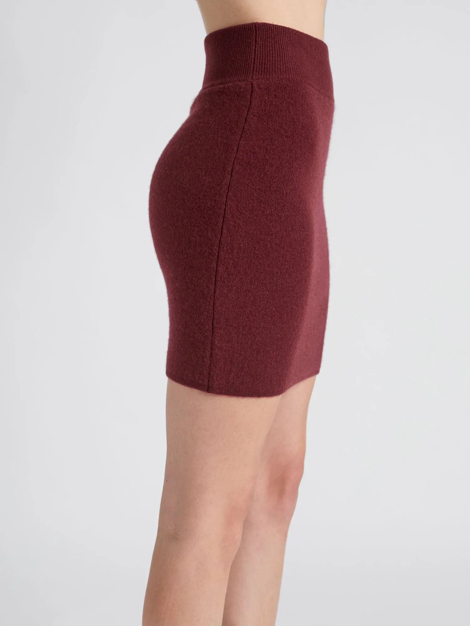 Cashmere skirt "Olava" - Bordeaux