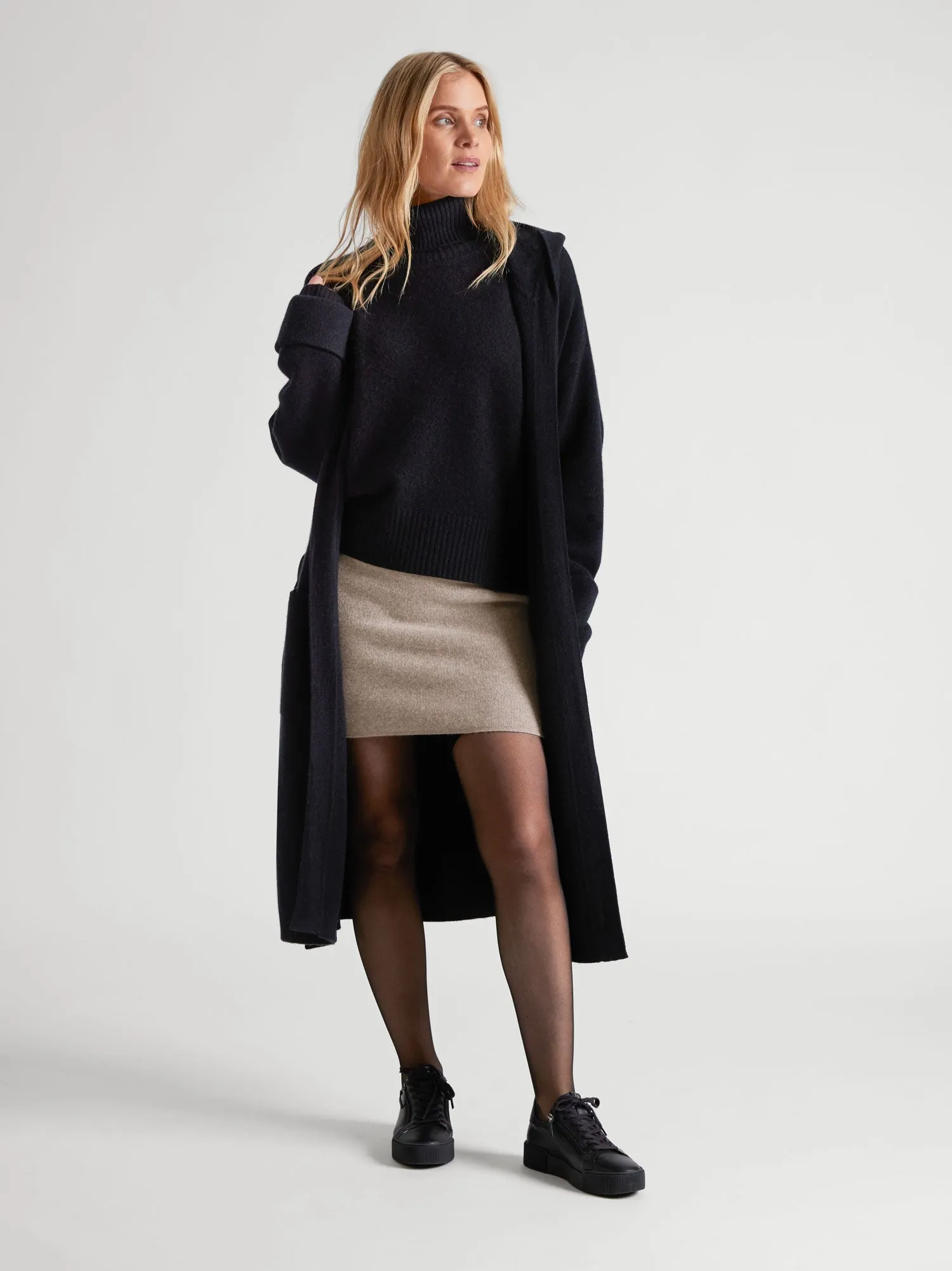 Cashmere skirt "Olava" - toast