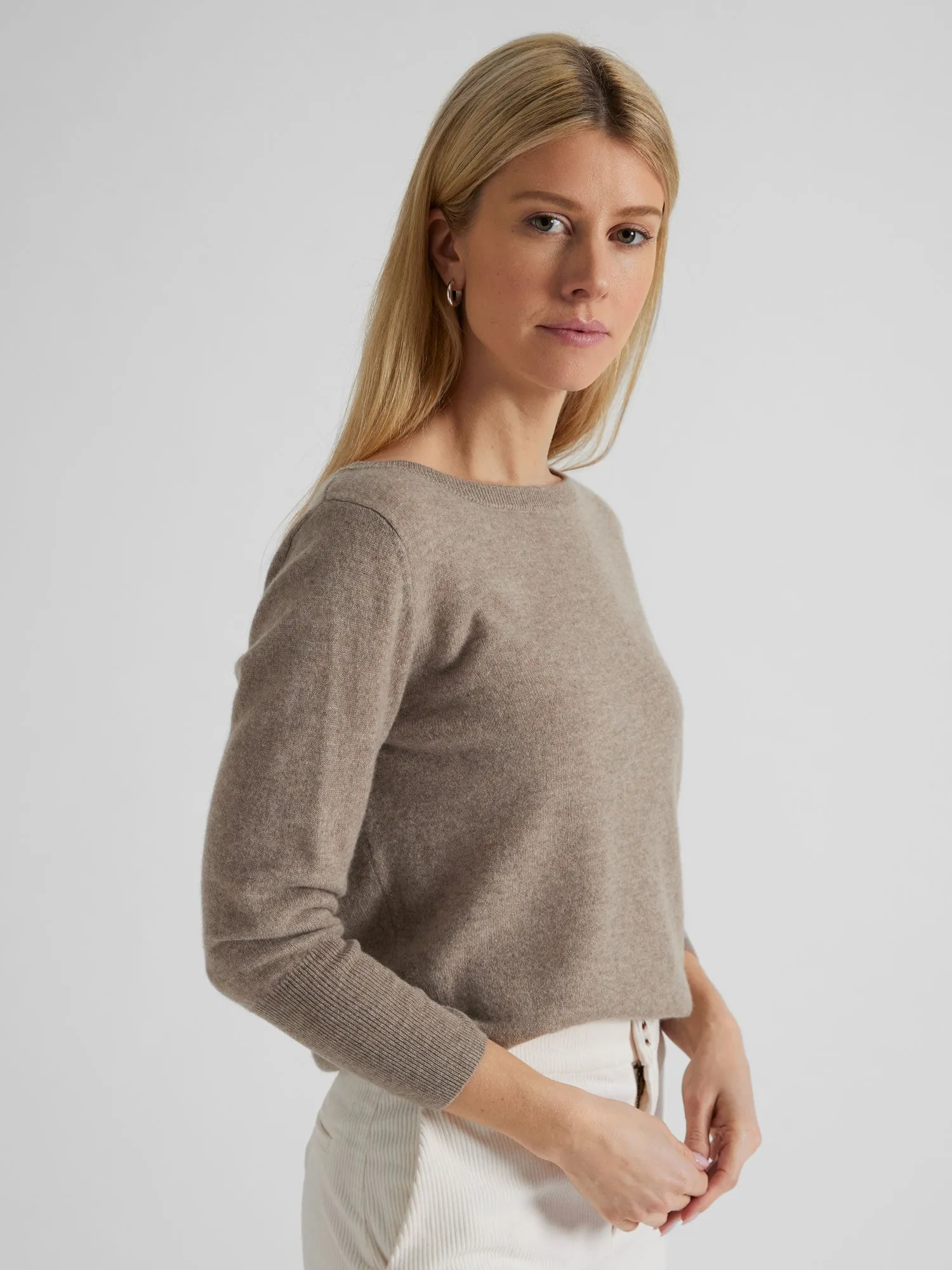 Cashmere sweater "Asta" - toast