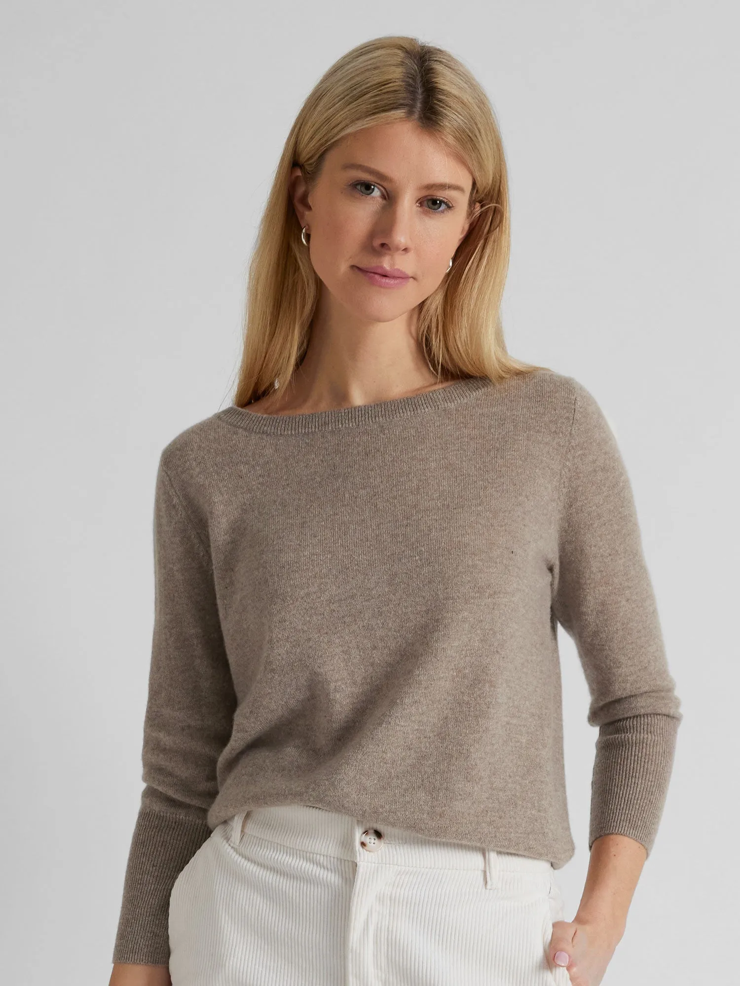 Cashmere sweater "Asta" - toast