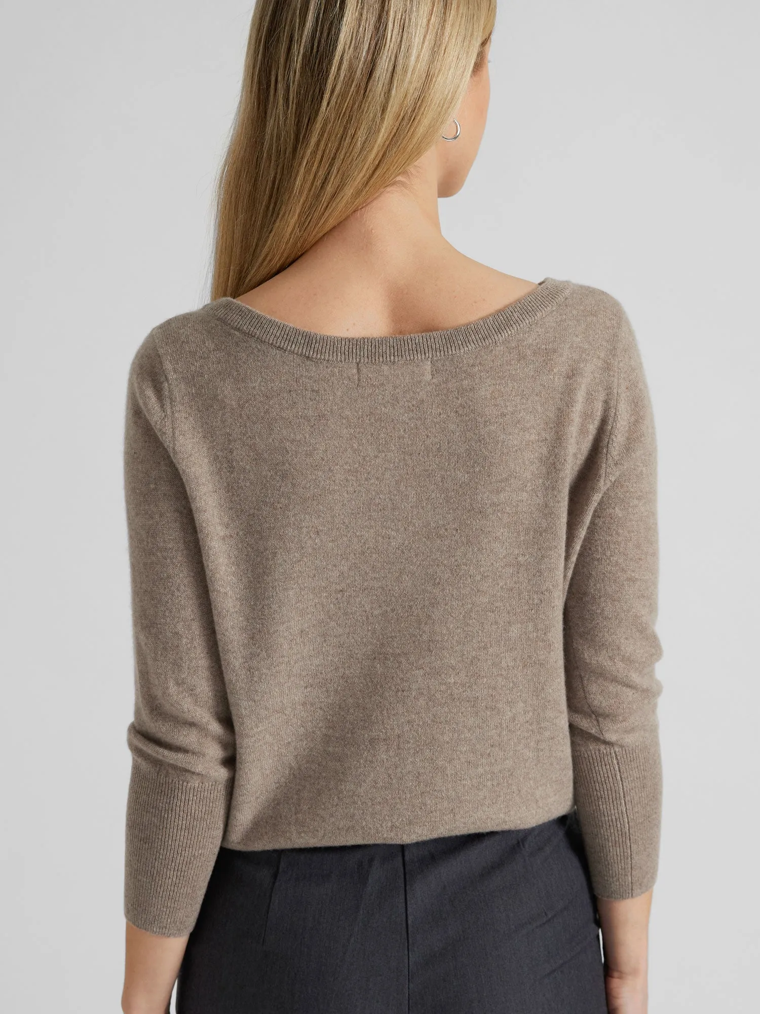 Cashmere sweater "Asta" - toast