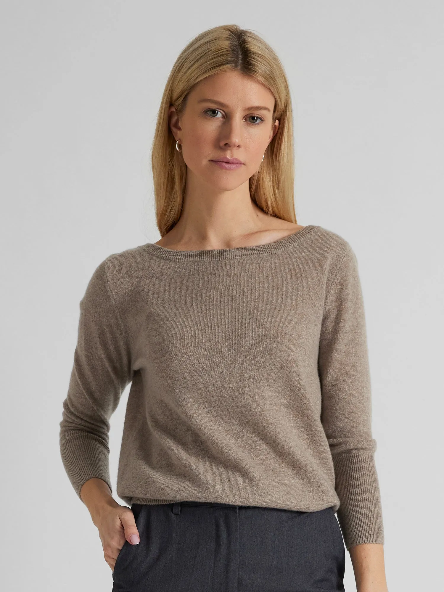 Cashmere sweater "Asta" - toast