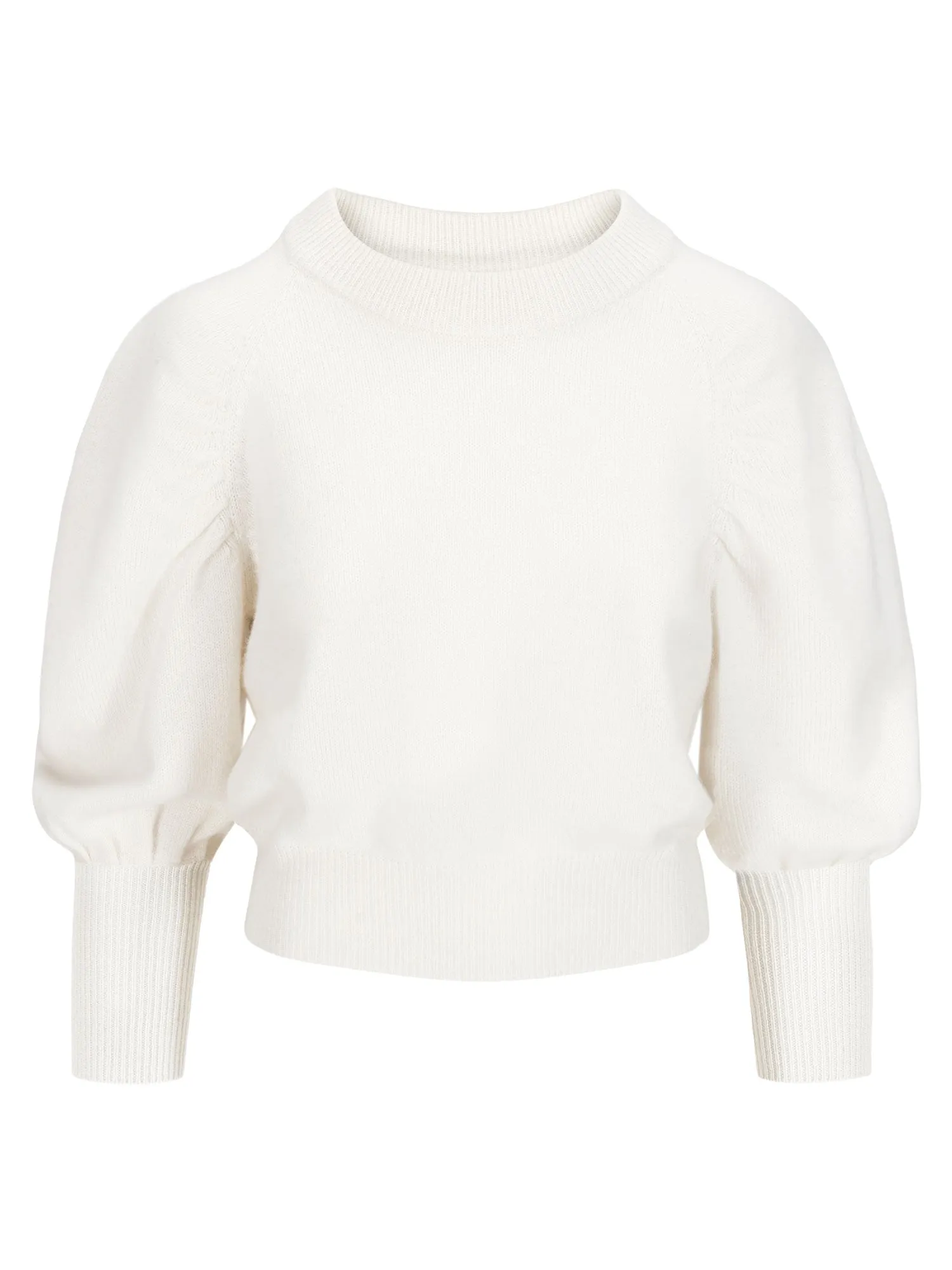 Cashmere sweater  "Aurora" - white