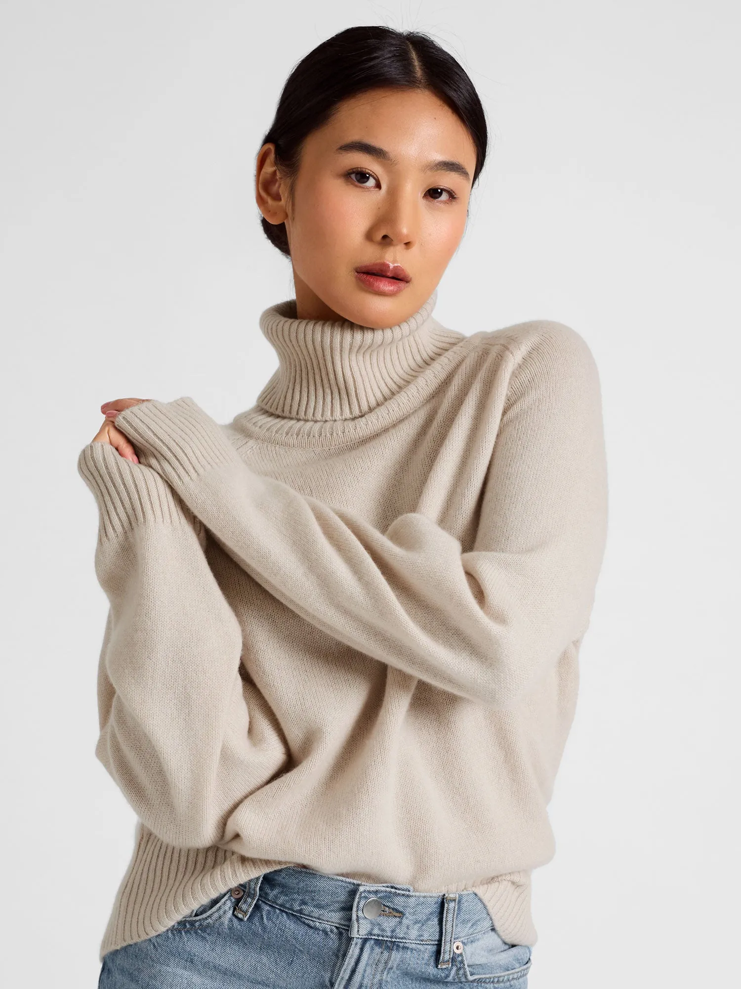 Cashmere sweater "Milano" - cream