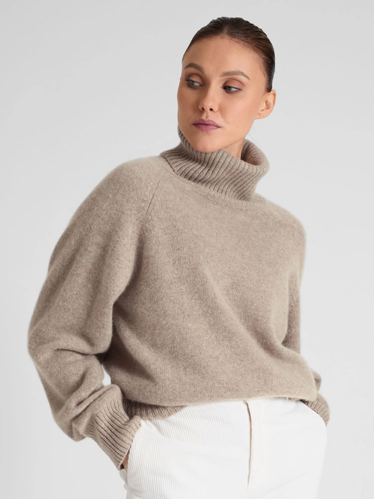 Cashmere sweater "Milano" - toast