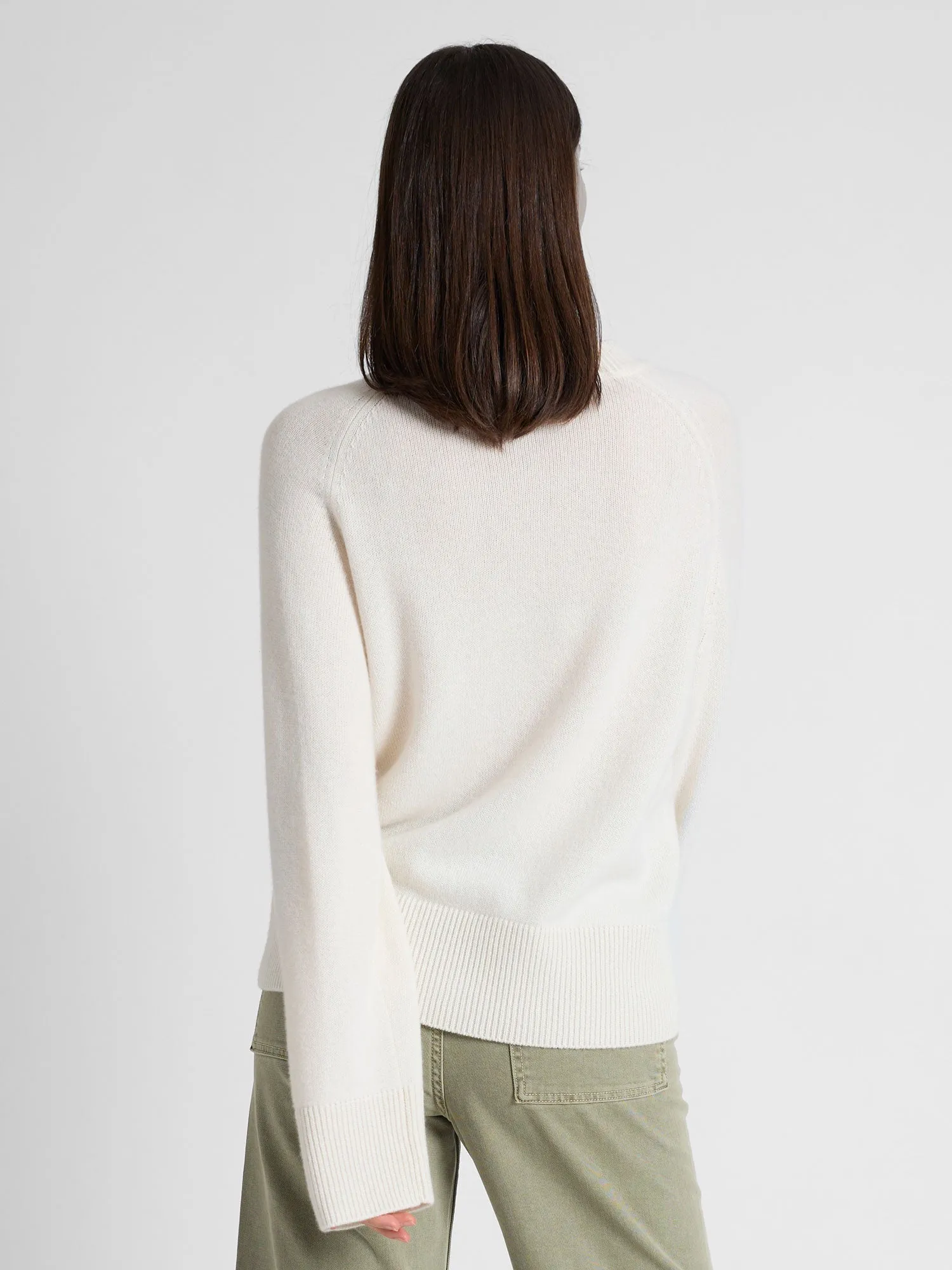 Cashmere sweater "Signy" - white